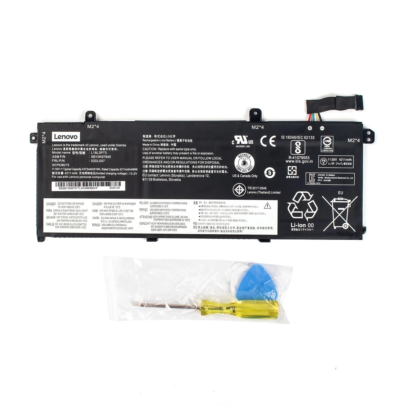 Genuine L18L3P73 L18M3P73 Battery For Lenovo ThinkPad T495 P43S T14 P14S Gen 1/2