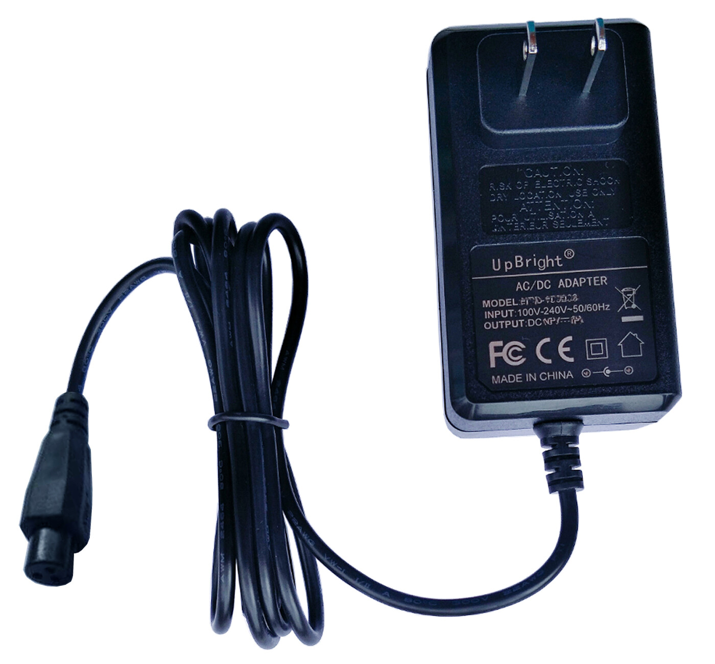 3-Pin AC Adapter For Razor Dirt Quad 24V Electric 4-Wheeler ATV HK-AD-240U150-US