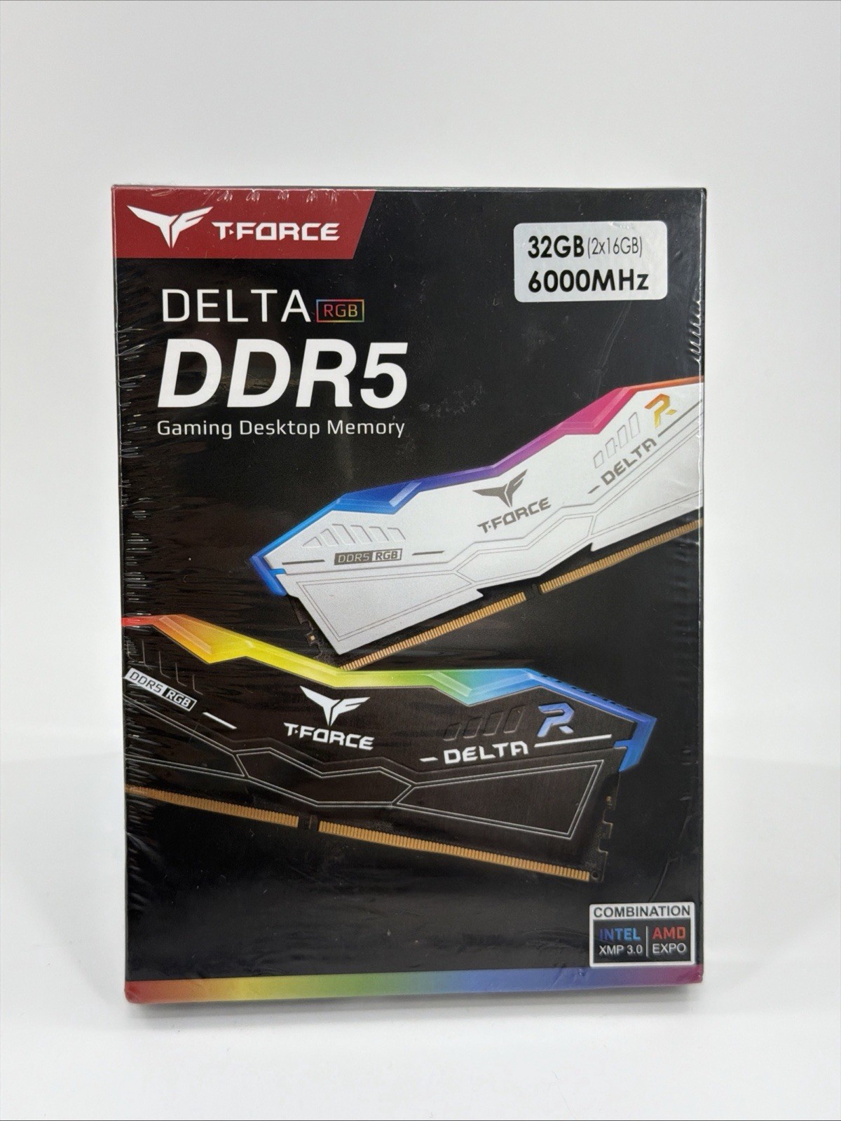 Team T-Force Delta RGB 32GB (2 x 16GB) PC Memory RAM DDR5 6000 (PC5 48000)