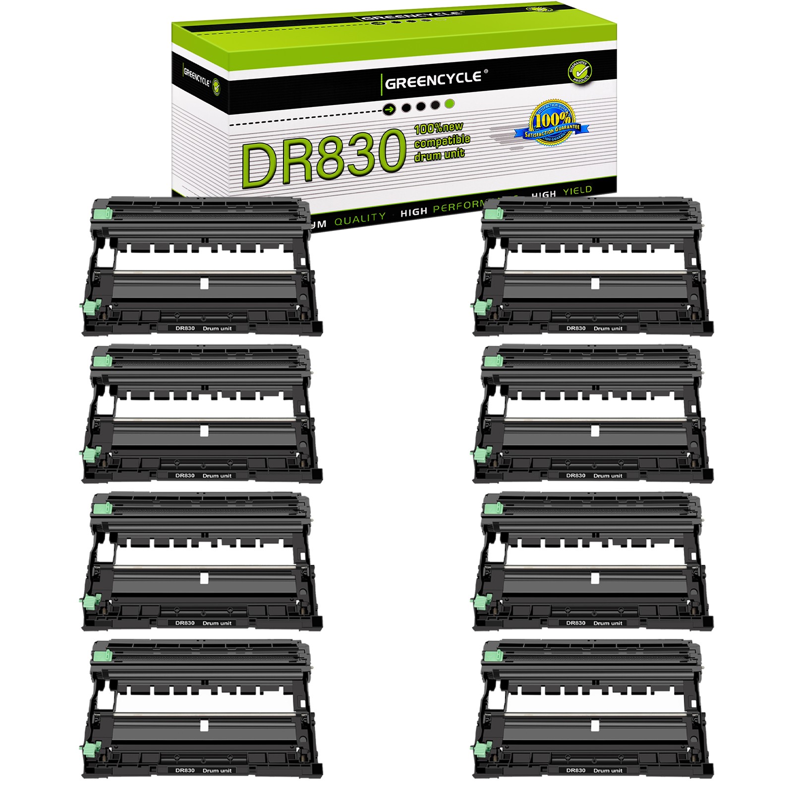 8PK DR830 Drum Unit Compatible for Brother HL-L2460DWXL MFC-L2900DWXL L2807DW