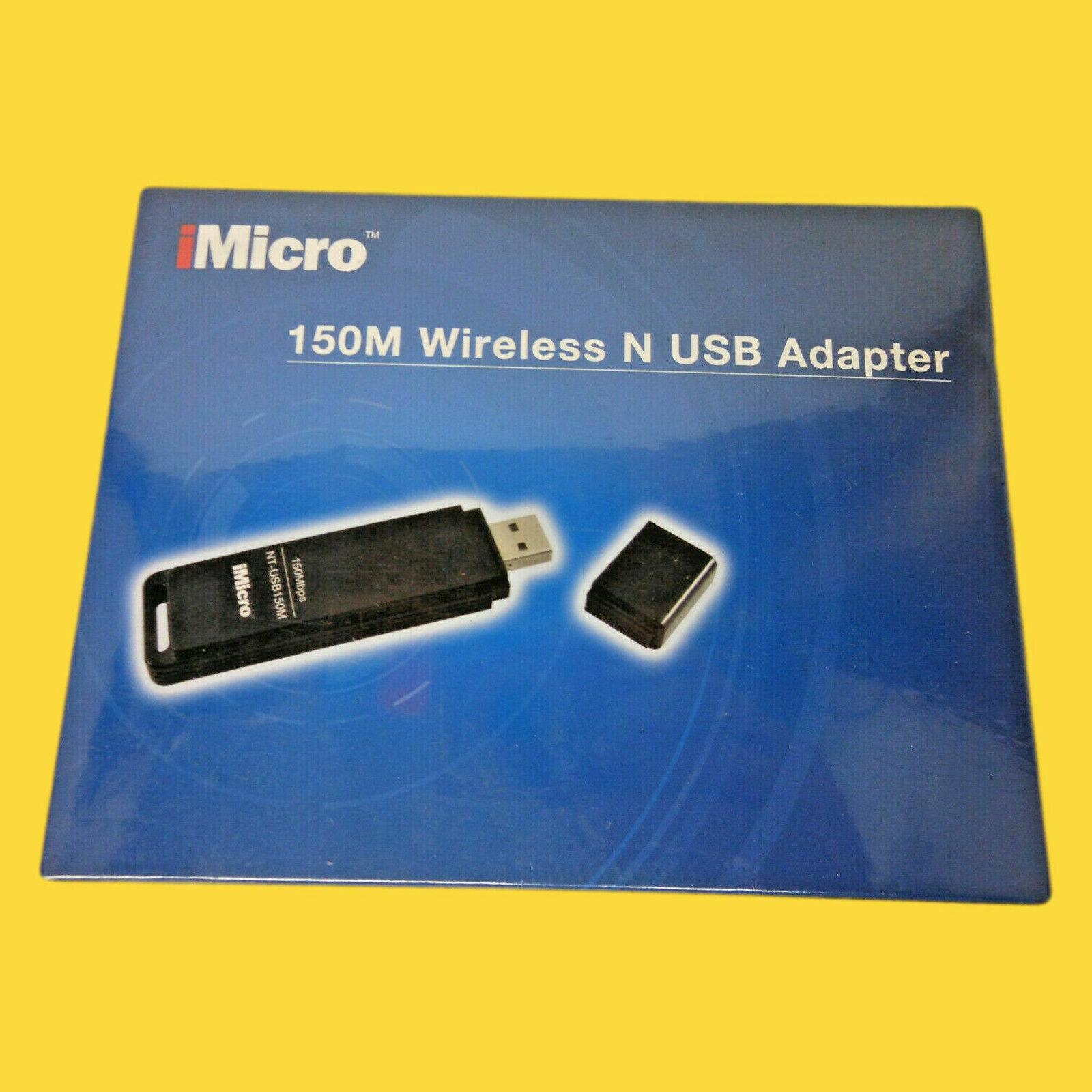 iMicro 150Mbps Wireless-N USB AdapterUSB 2.0, 2.4-2.4835GHz NT-USB150M New