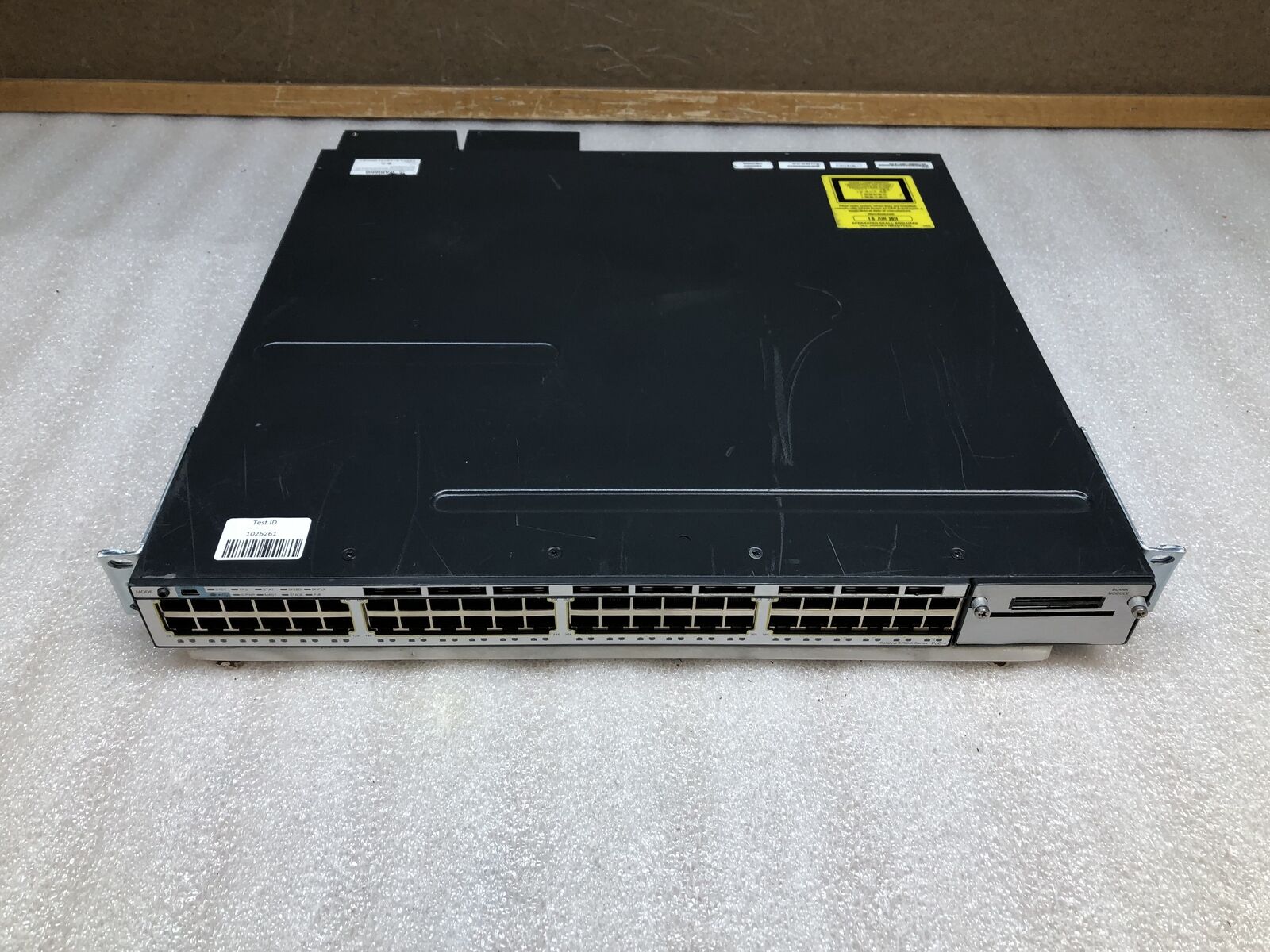 Cisco Catalyst 3750-X Series PoE+ 1U Gigabyte Ethernet Network Switch