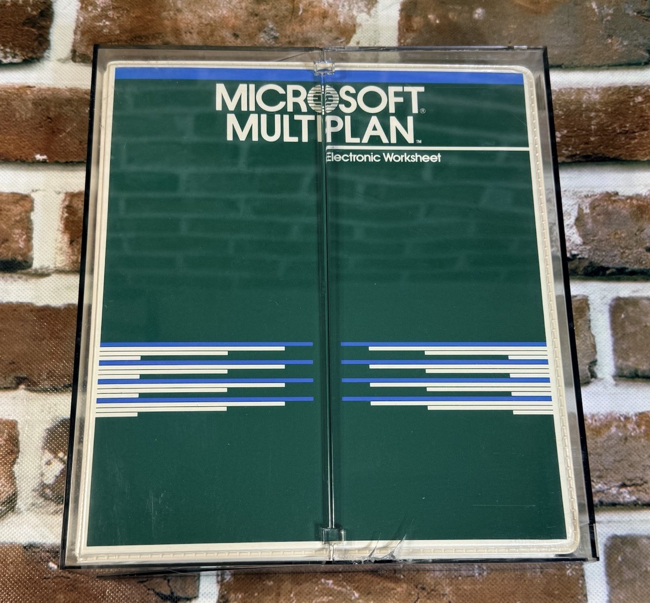 Microsoft Multiplan Electronic Worksheet Apple Macintosh Complete Boxed 3.5”