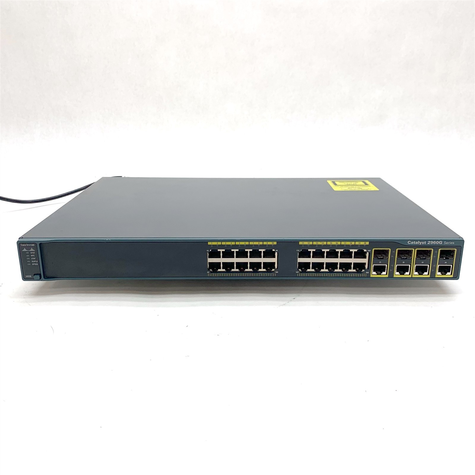 Cisco Catalyst 2960G 24-Port Gigabit Network Switch 10/100/1000 WS-2960G-24TC-L