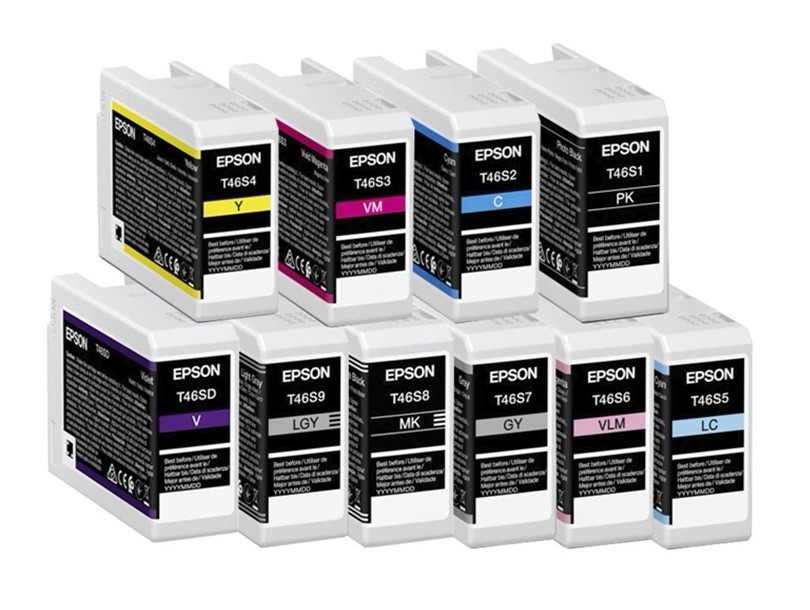 10 x Genuine Ink Epson SureColor SC P700 P706 / T46S1 - T46S9 - FULL INK SET
