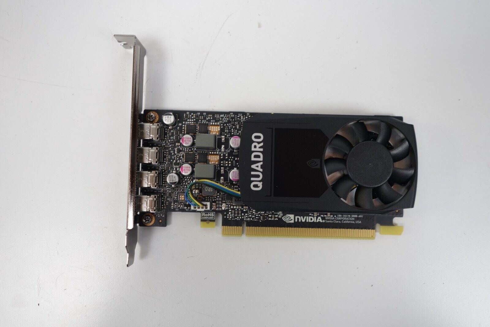 Nvidia Quadro P1000 4GB GDDR5 PCIe 4x Mini-DP Graphics Video Card OEM Dell HP