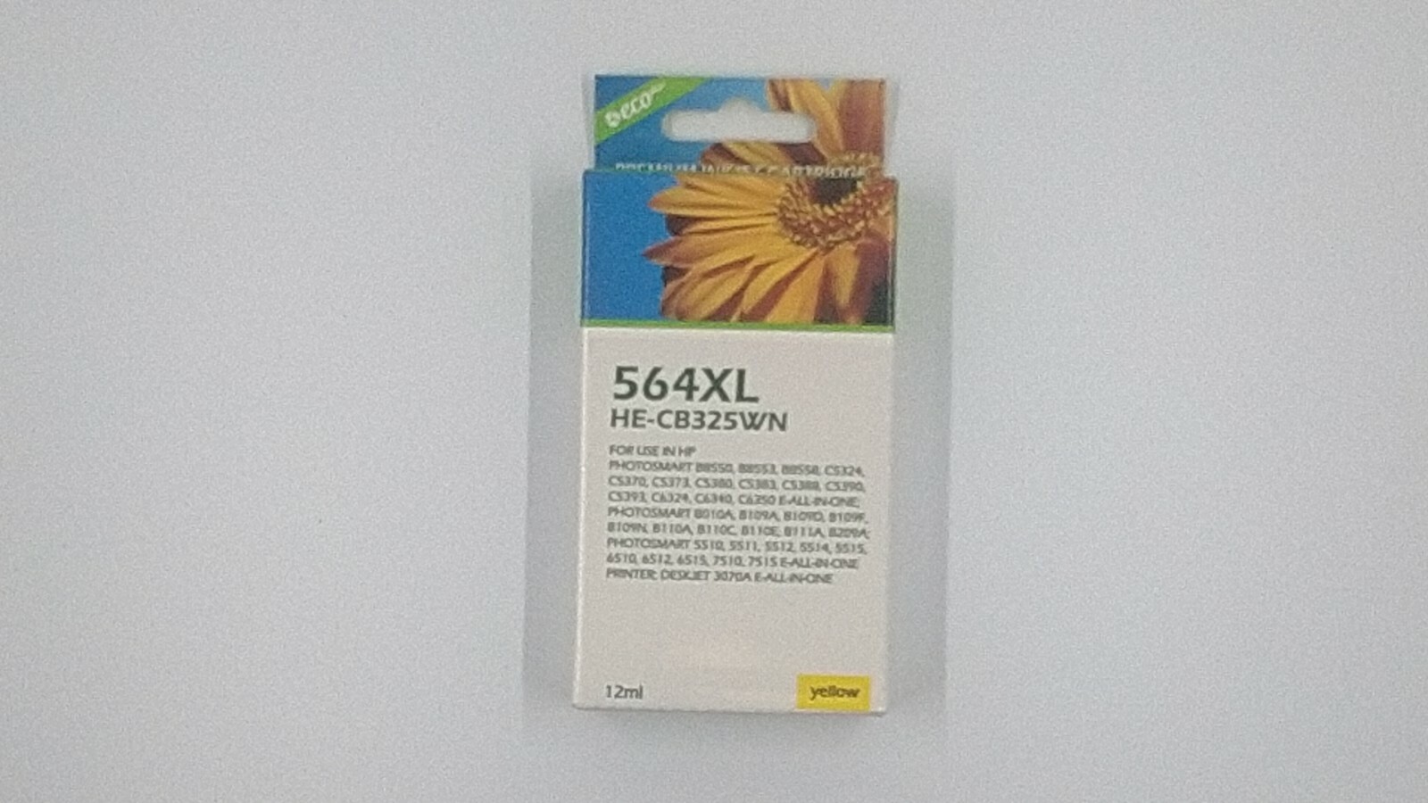 ECOPLUS compatible for HP 564XL (CB325WN) YELLOW INK