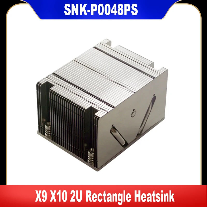 SNK-P0048PS X9 X10 2U Rectangle Heatsink Radiator CPU Cooler Narrow ILM LGA2011