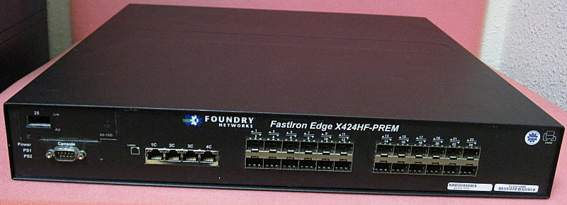 Brocade Foundry FESX424HF+1XG-PREM X4-1XG FastIron Edge Gigabit Switch 4xAvail