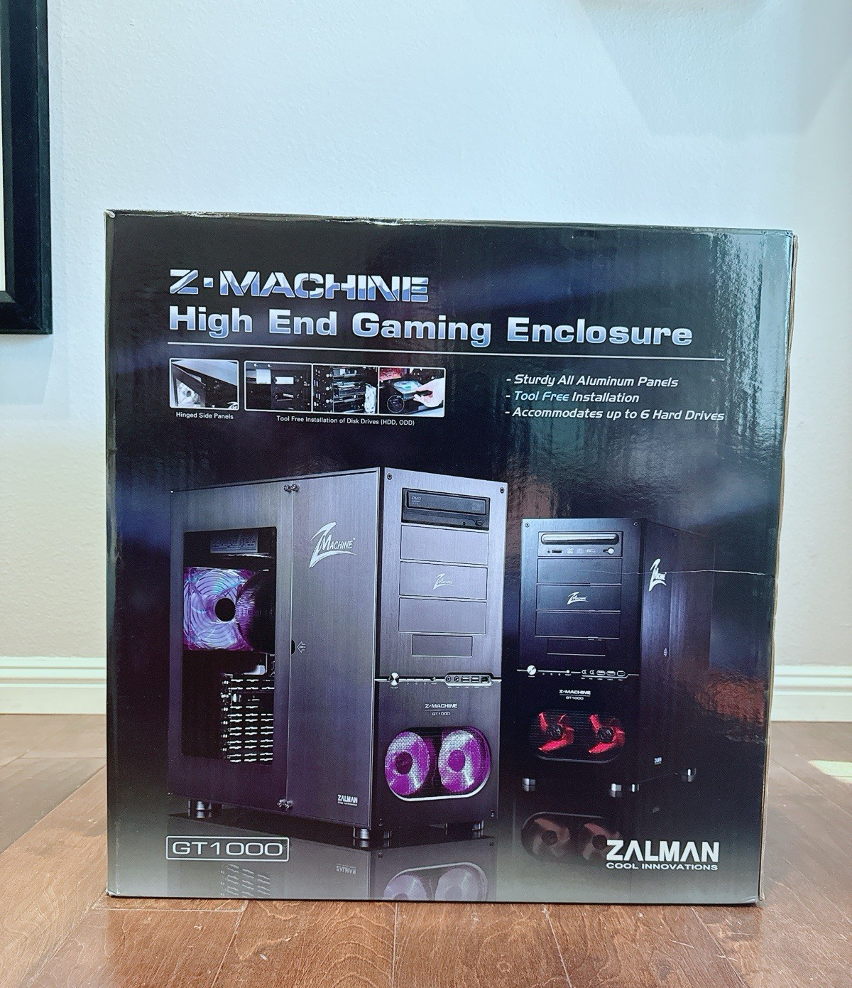 ZALMAN Z-MACHINE GT1000-T Titanium Aluminum ATX Mid Tower - ZMachine GT-1000