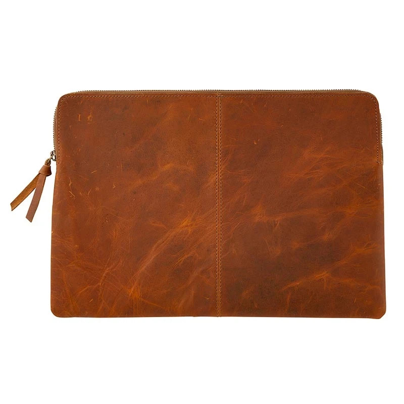 Handcrafted Leather Laptop Case For Protecting Your Computer 15" L x 10" W