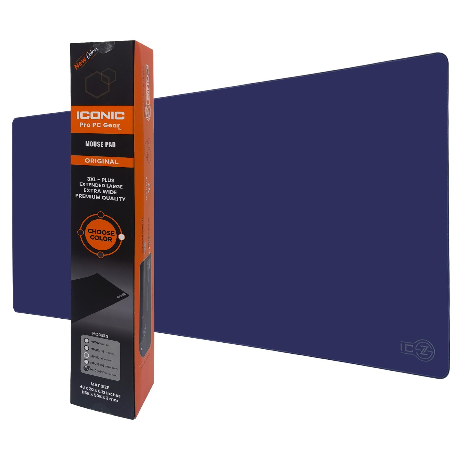 XXL Extended Gaming Mouse Pad/Mat 40"x18"(Navy Blue) - Large & Wide Desk Clot...