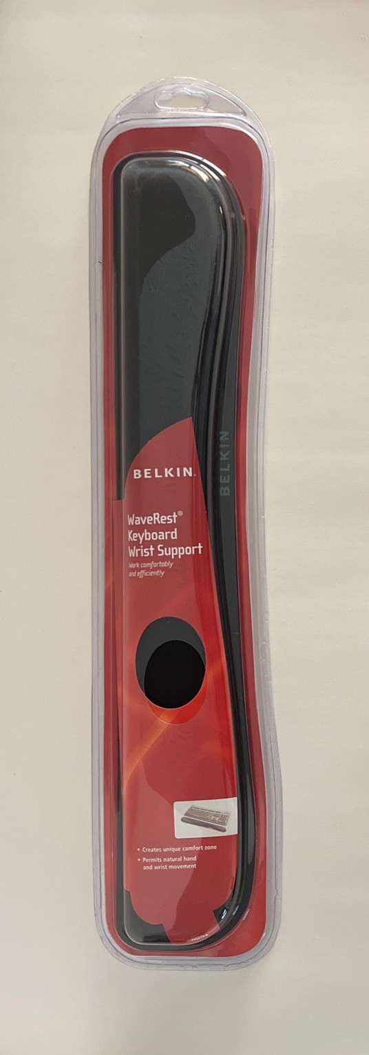 Belkin WaveRest Keyboard Wrist Support - Black F8E263-BLK - NEW SEALED