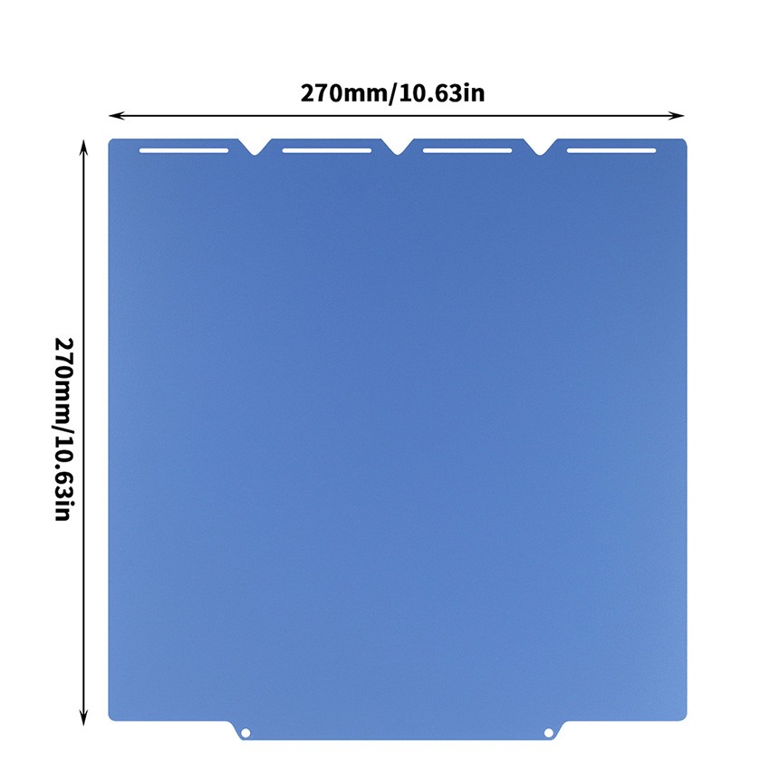 270mm Low-Temperature Cold-Pressed Board Steel Plate for Snapmaker U1 3D Printer