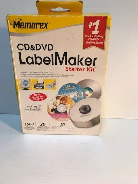 2006 Memorex CD & DVD Label Maker Starter Kit  NOS (FC105-1 T0293)