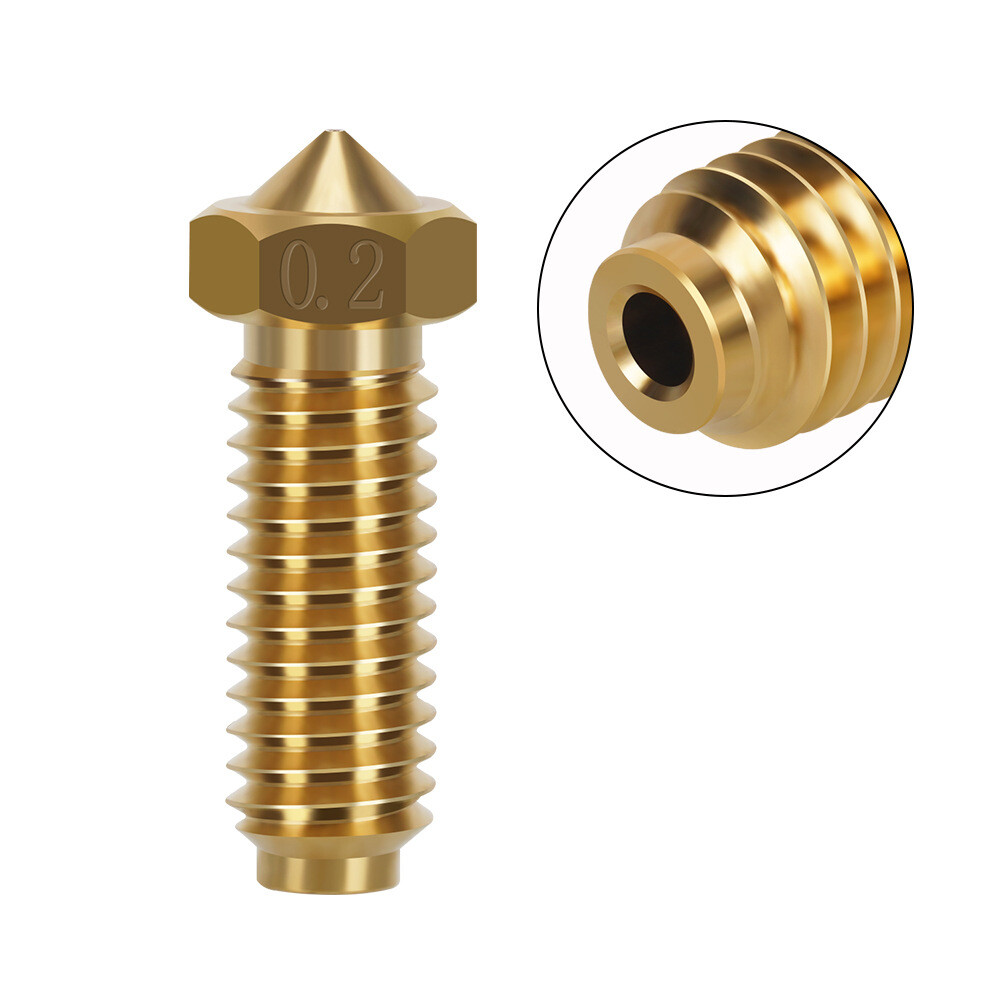 0.2mm-1.0mm Brass Nozzle For Anycubic Kobra 3 3D Printer Volcano Nozzle Set