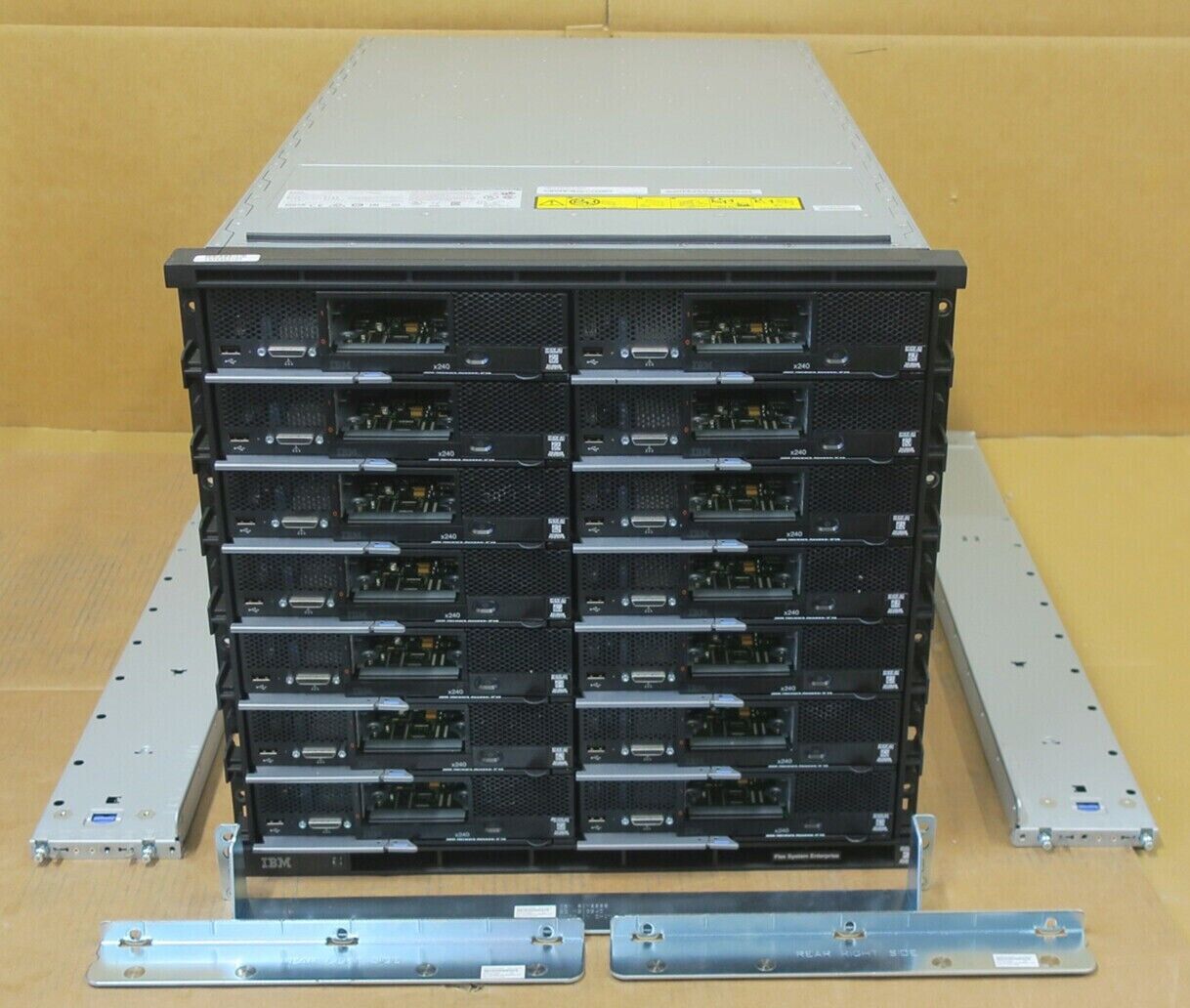 IBM Flex System Enterprise 14-Slot Chassis 8721-HC1 W/ 14x x240 CTO Compute Node