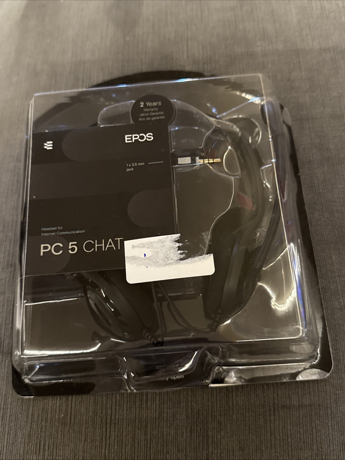 New EPOS PC 5 Chat On-Ear 3.5mm Stereo Gaming Headset w/Boom Mic E-Learning