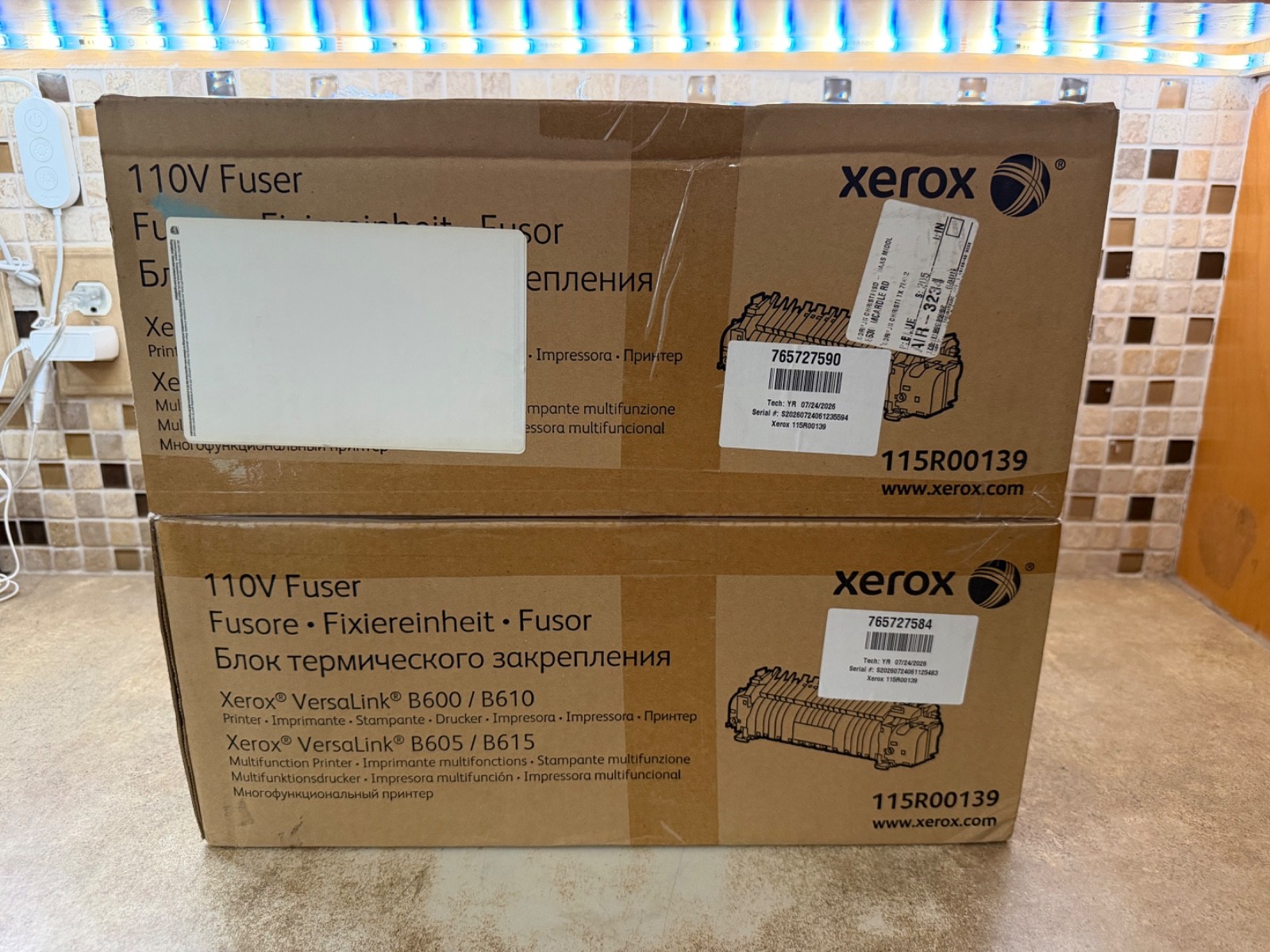 Genuine XEROX DUAL PACK 110V FUSER 115R00139 VersaLink B600 B605 B610 B615