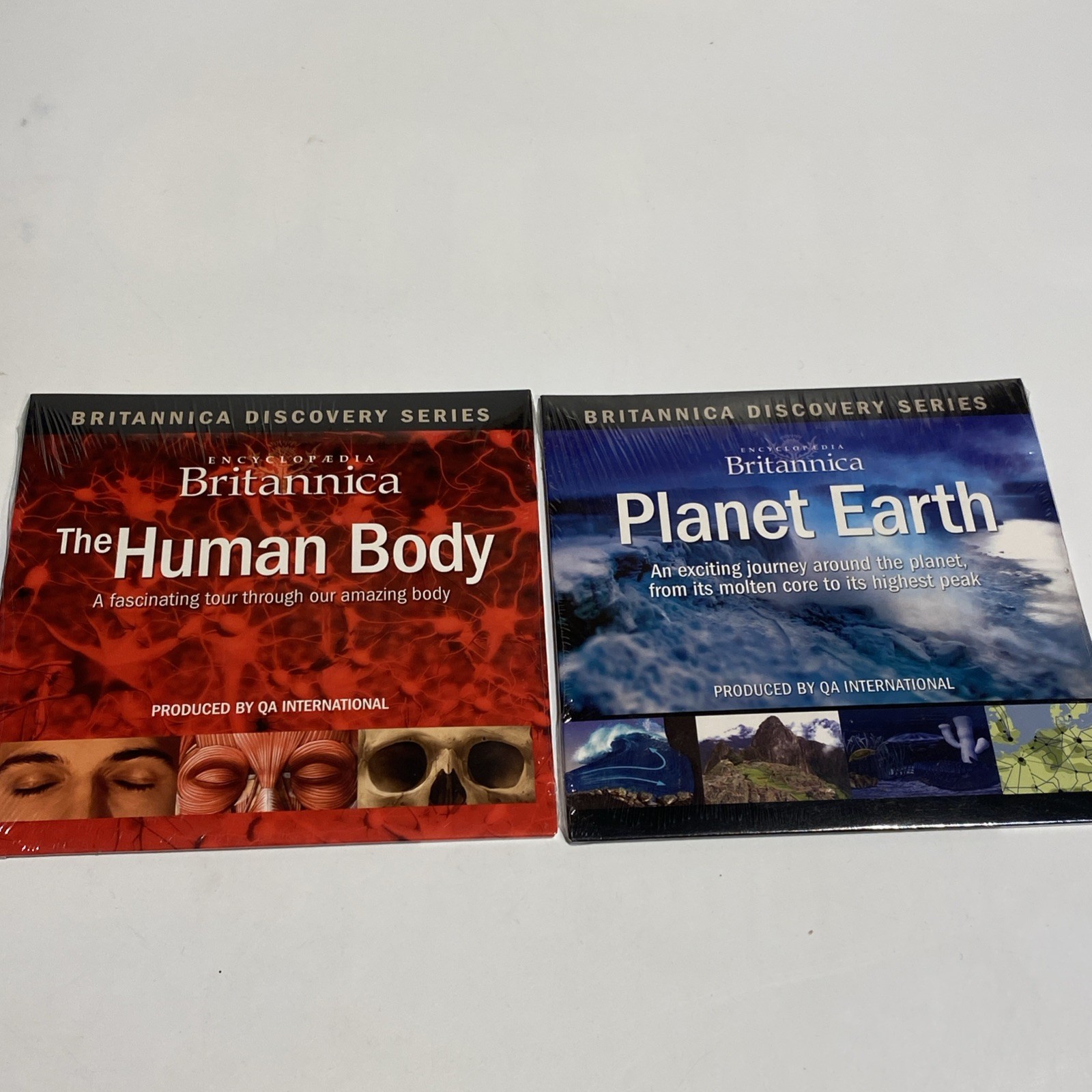 Encyclopedia Britannica Discovery Series Human Body & Planet Earth CD-ROMs