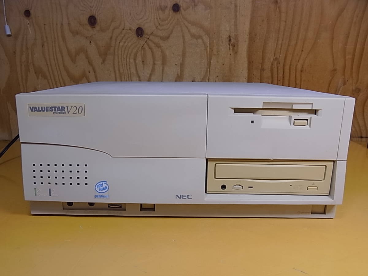 NEC PC-9821V20/S5C3 CD HDD FD MSDOS 6.2 with power cord F/S 100V A/545 Japan