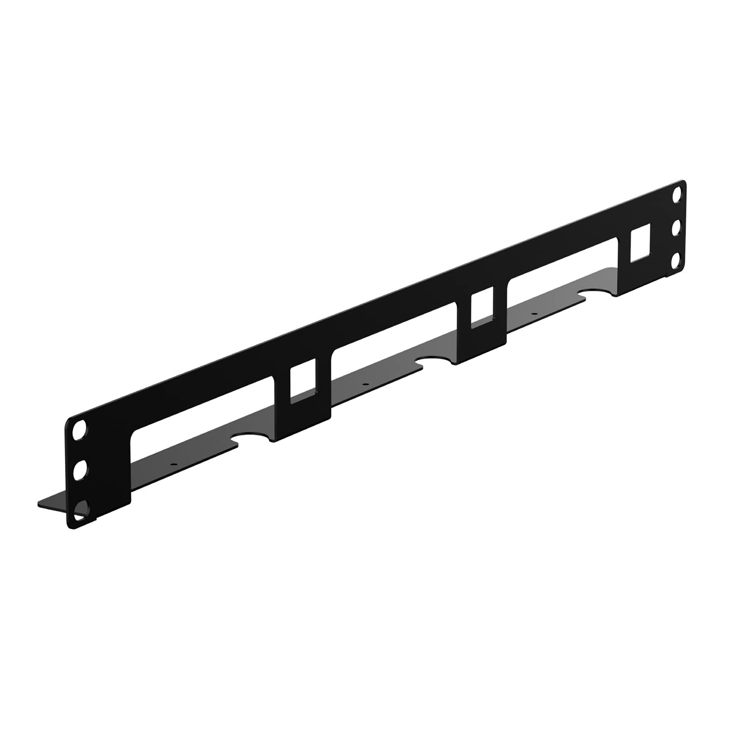 NUC Rack Mount 19" 1U Rackmount Supports 3 Units of Low Model NUC Cabinet