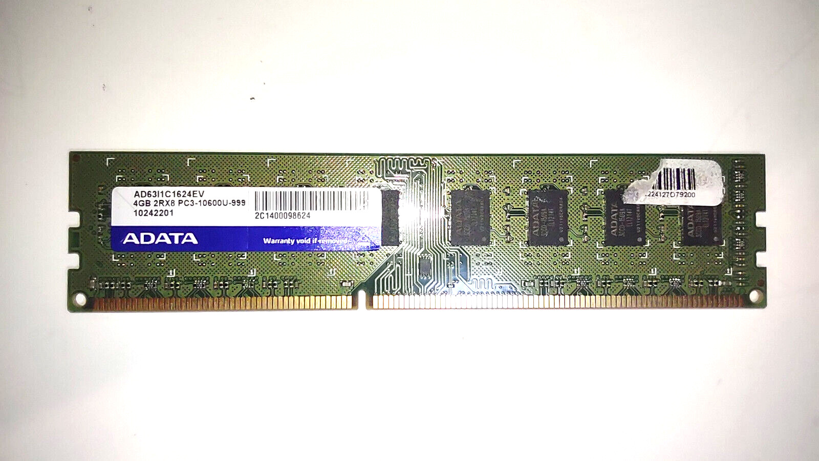 ADATA 4GB x1 DDR3-1333mhz PC3-10600U AD3U1333C4G9-2 U-DIMM 240P 1.5v compatible