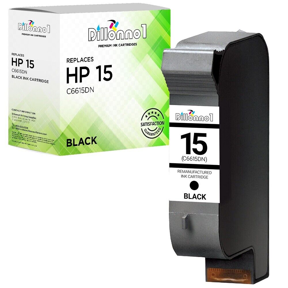  For HP 15 C6615DN Ink Cartridge Replacement for Deskjet 810 810C 812 812C 
