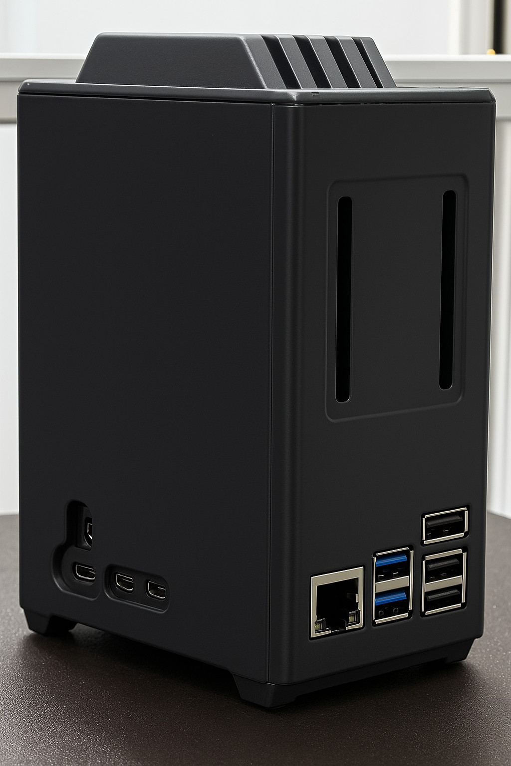 Raspberry pie 5 NAS enclosure case.