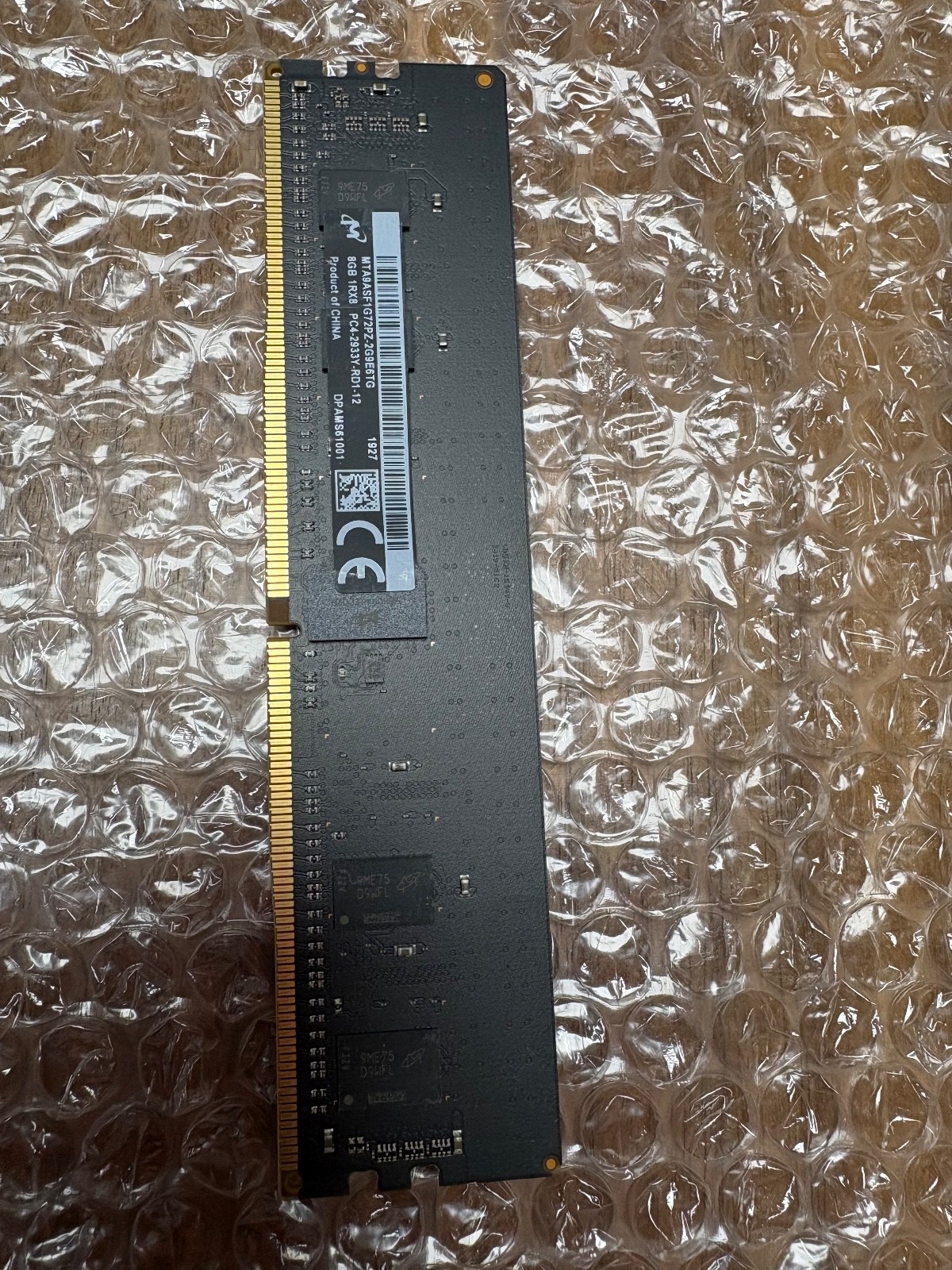 8GB Micron MTA9ASF1G72PZ-2G9E6TG server RAM module - Used