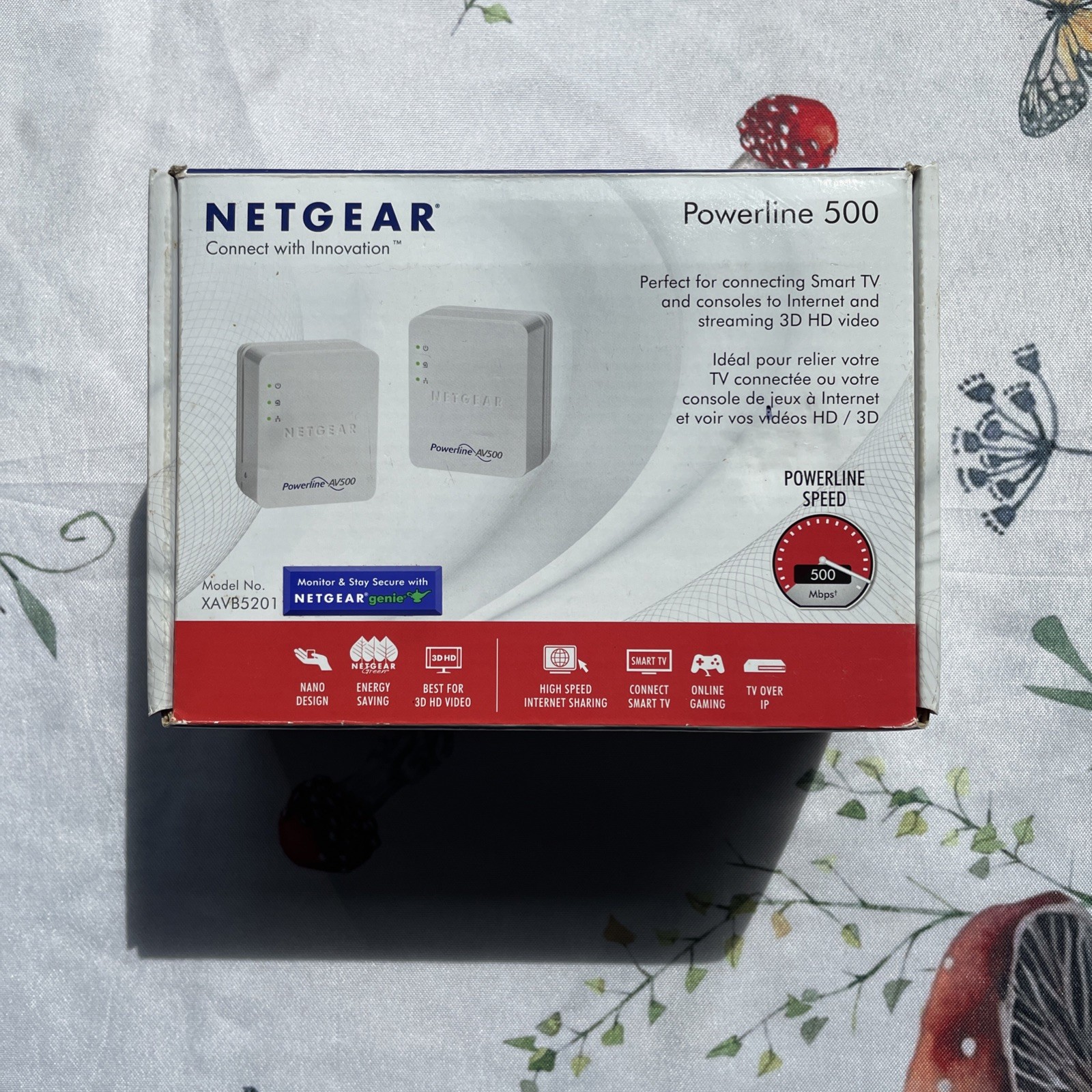 Netgear Powerline 500 Model No. XAVB5201 Brand New Never Used Open Box