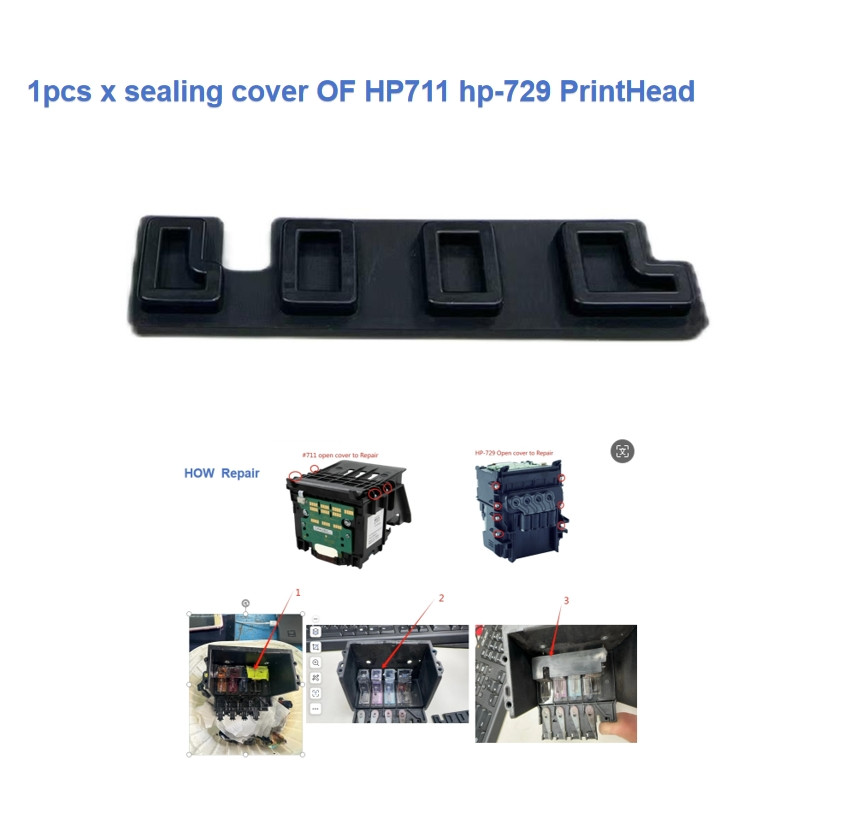 1x Sealing cover For Repair HP 711 HP 729 Printhead T120 T520 650 T730 T830 Head