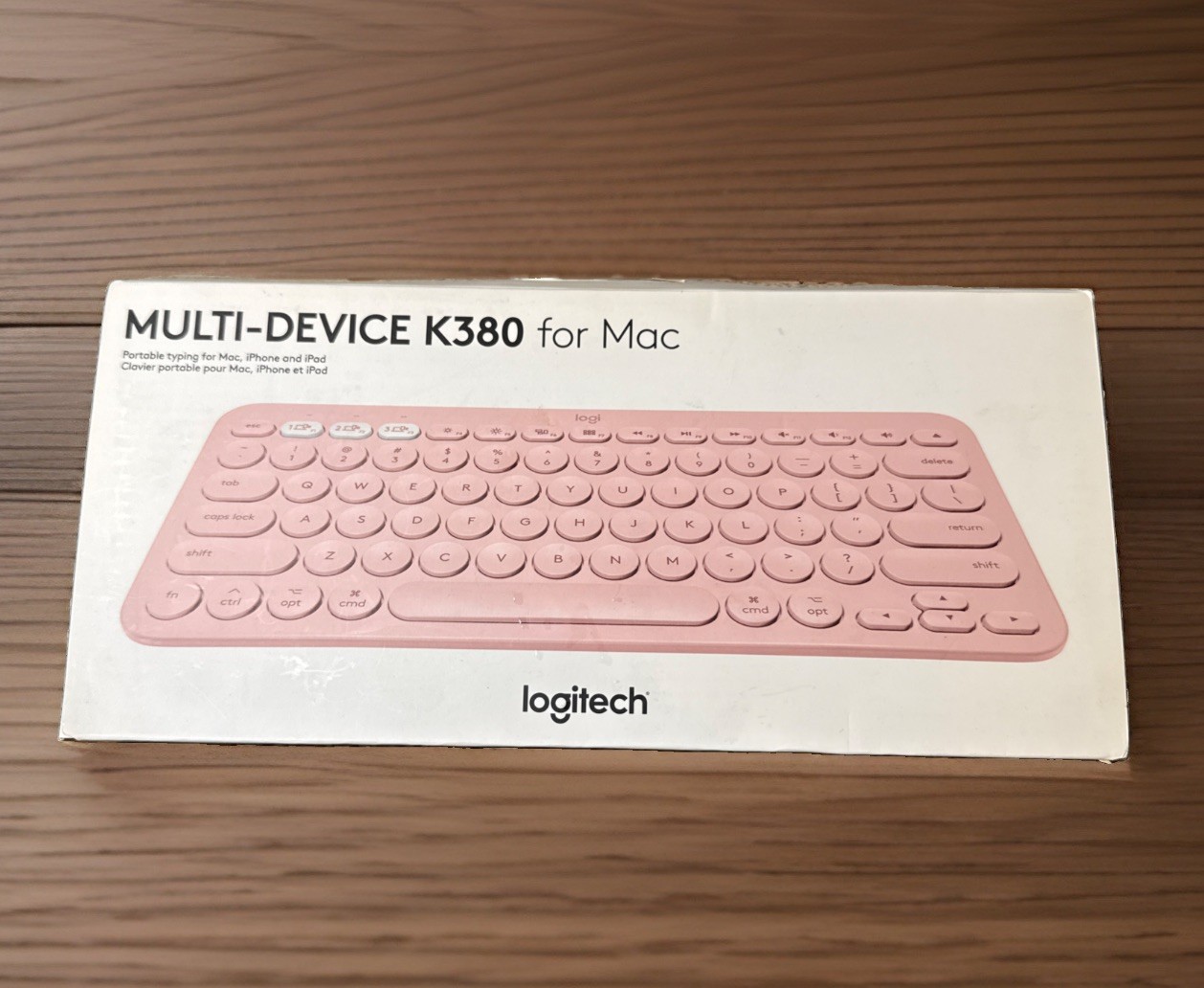 Logitech K380 for Mac Bluetooth Wireless Keyboard Rose/Pink IOS / iPad OPEN BOX