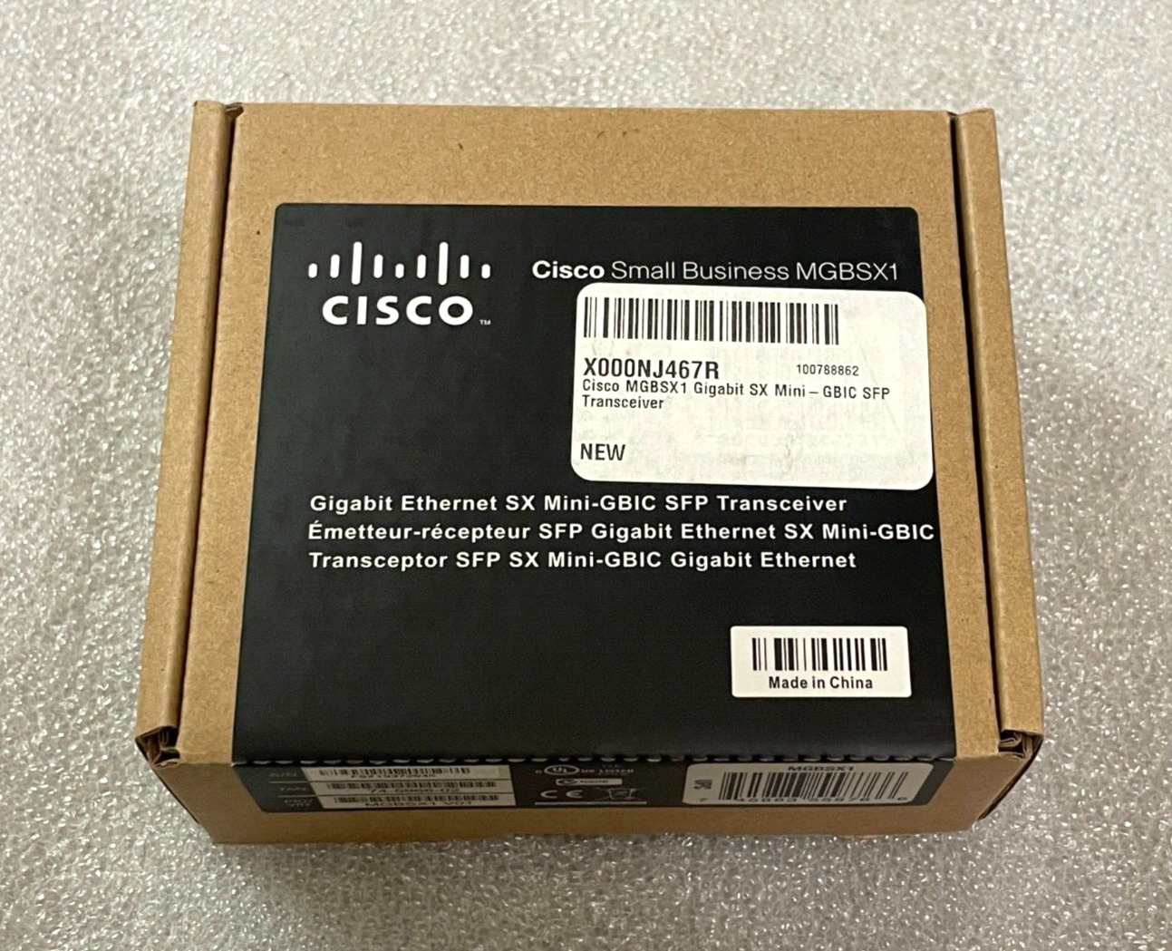 Cisco MGBSX1 74-5966-02 Gigabit Ethernet 1000 SX Mini-GBIC SFP Transceiver