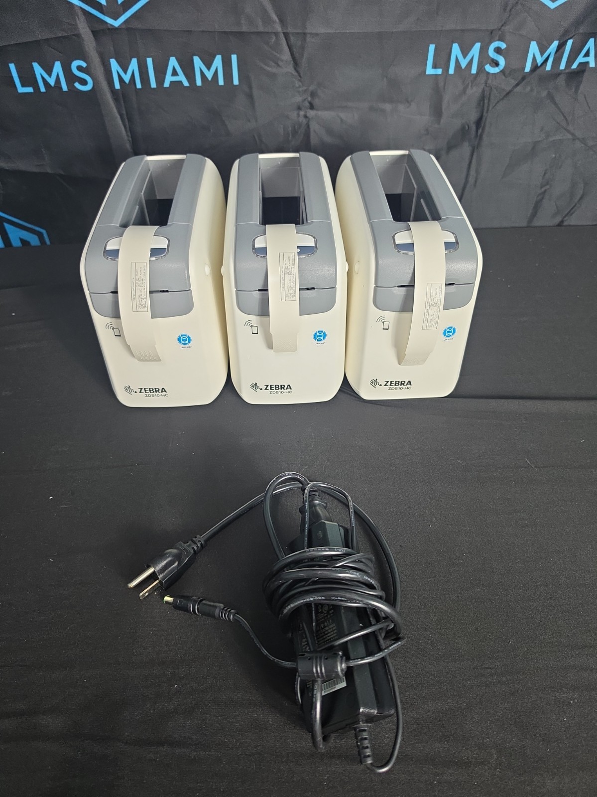 LOT 3 Zebra ZD510-HC Wristband Printer ZD51013 Ethernet Wireless Bluetooth 