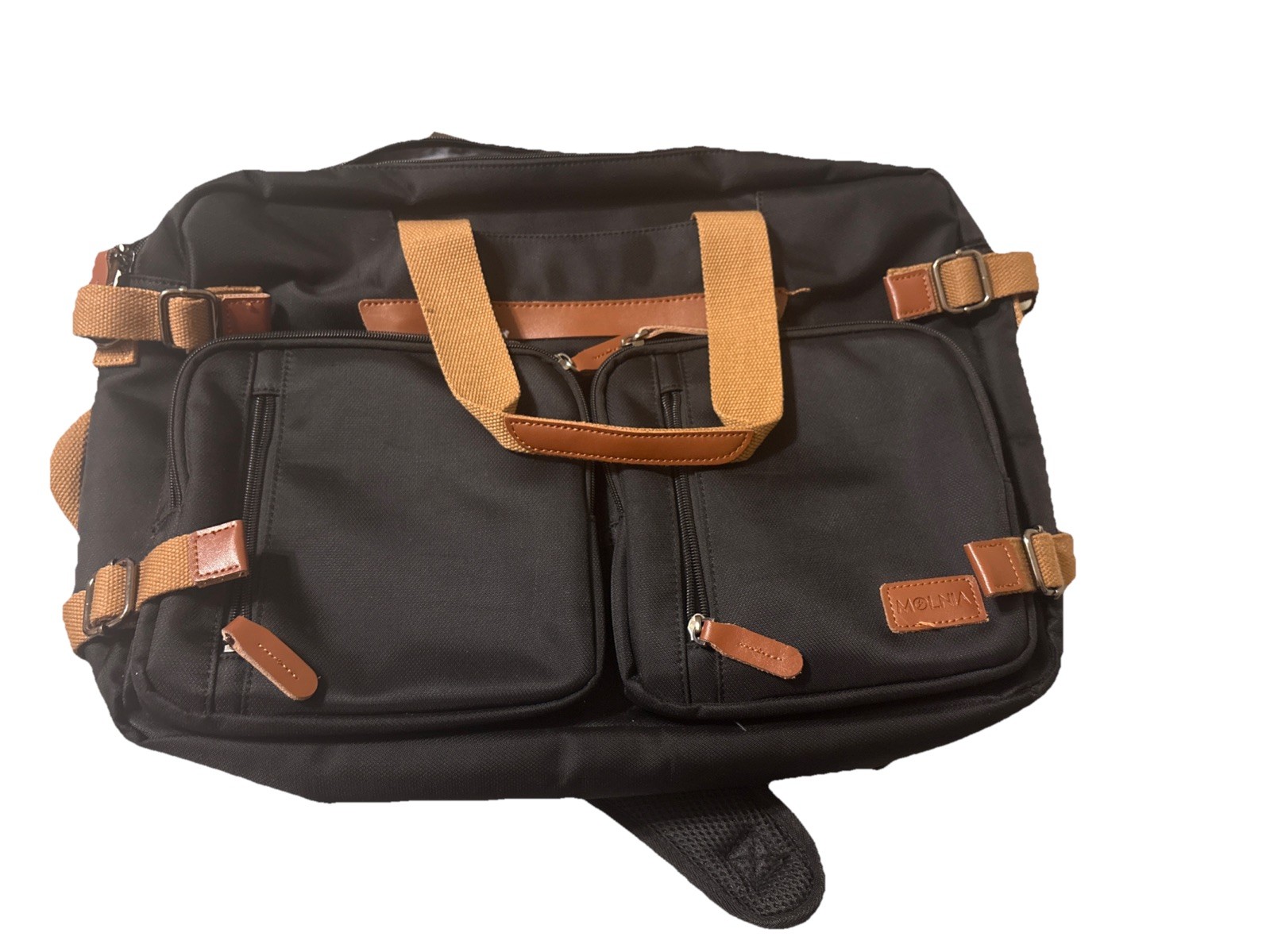 CoolBell Convertible Backpack Messenger Shoulder Bag Laptop Handbag 17 X 13 Inch