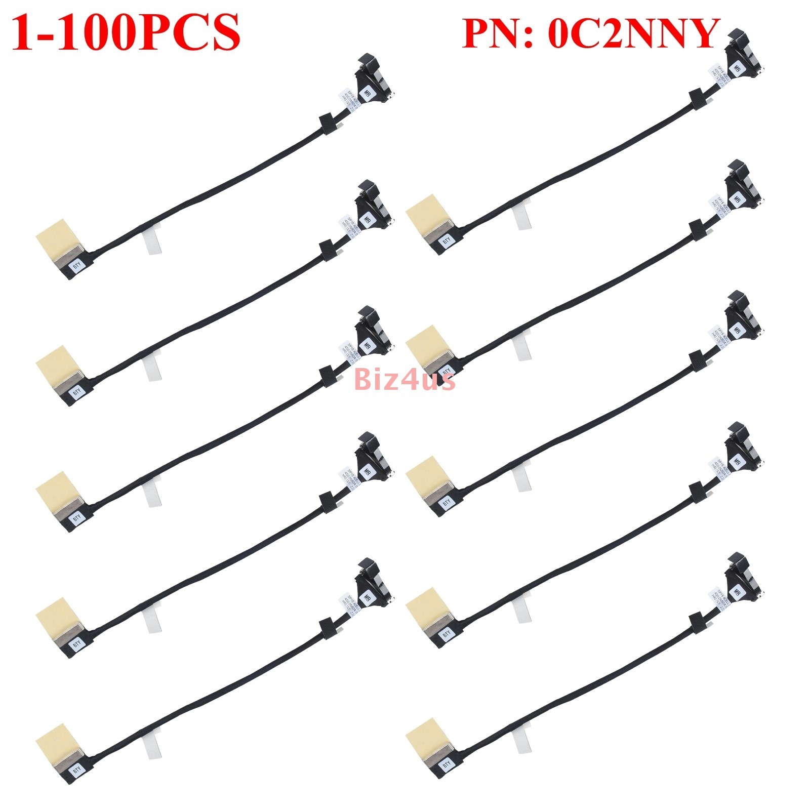 Lot For Dell Latitude 5520 E5520 Precision 3560 M3560 Battery Cable Wire 0C2NNY
