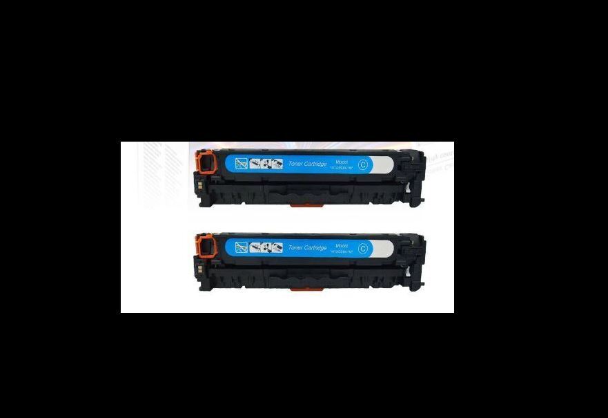 2PK CE411A 305A Cyan Toner Cartridge For HP LaserJet Pro 400 color M451dn M475dn