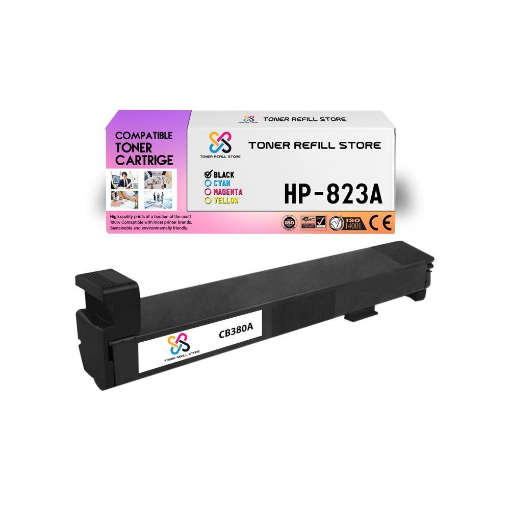 TRS 823A CB380A Black Compatible for HP LaserJet CP6015de Toner Cartridge