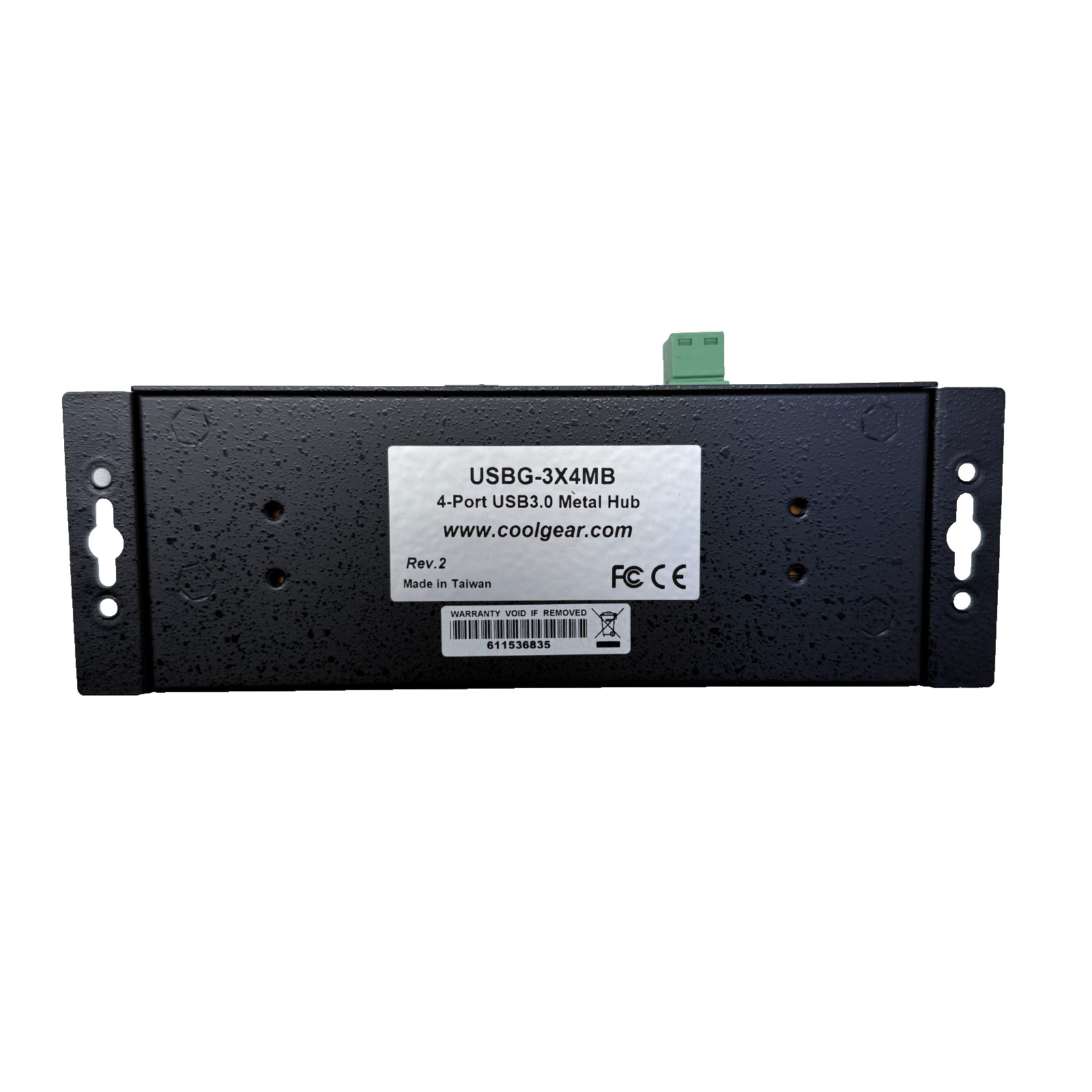 Coolgear USBG-3X4MB 4-Port USB 3.0 Metal Hub