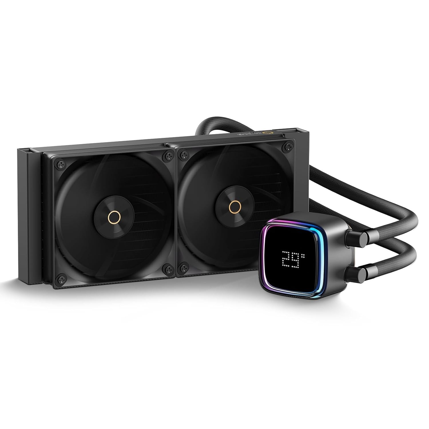 Ocypus Iota L24 Aio Cooler with Digital Display,240MM AIO CPU Water Cooler