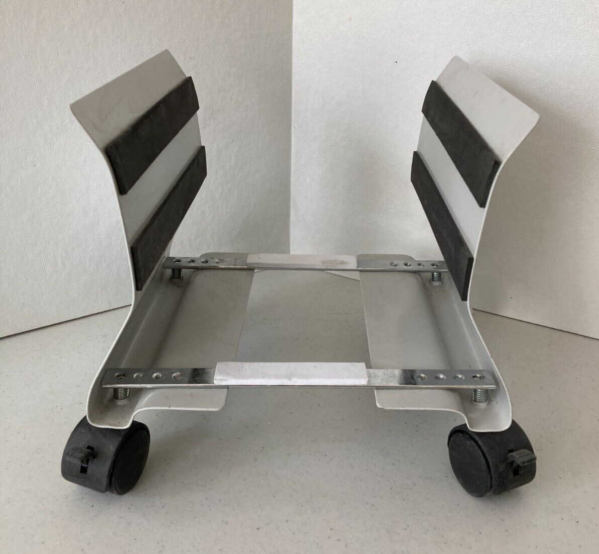 Fellowes Premium Steel Desktop Computer CPU Stand  6"- 9" with Wheels
