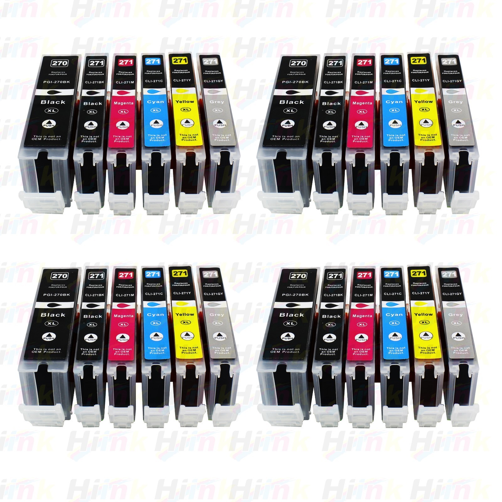24PK PGI-270 XL CLI-271 XL Ink for Canon PIXMA MG7700 MG7720 TS8020 TS9020