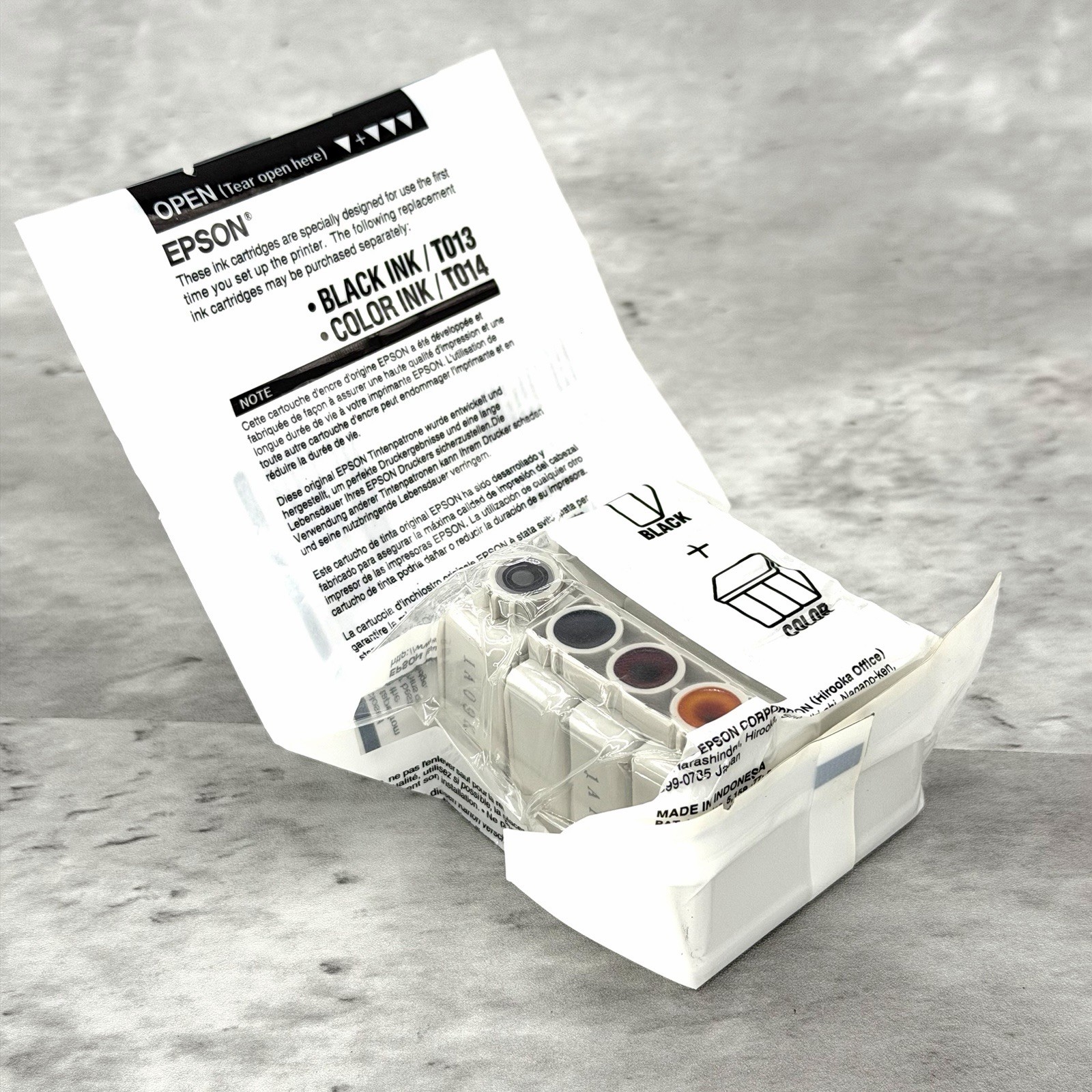 T014 T013 Epson Color Ink Cartridge Factory Sealed