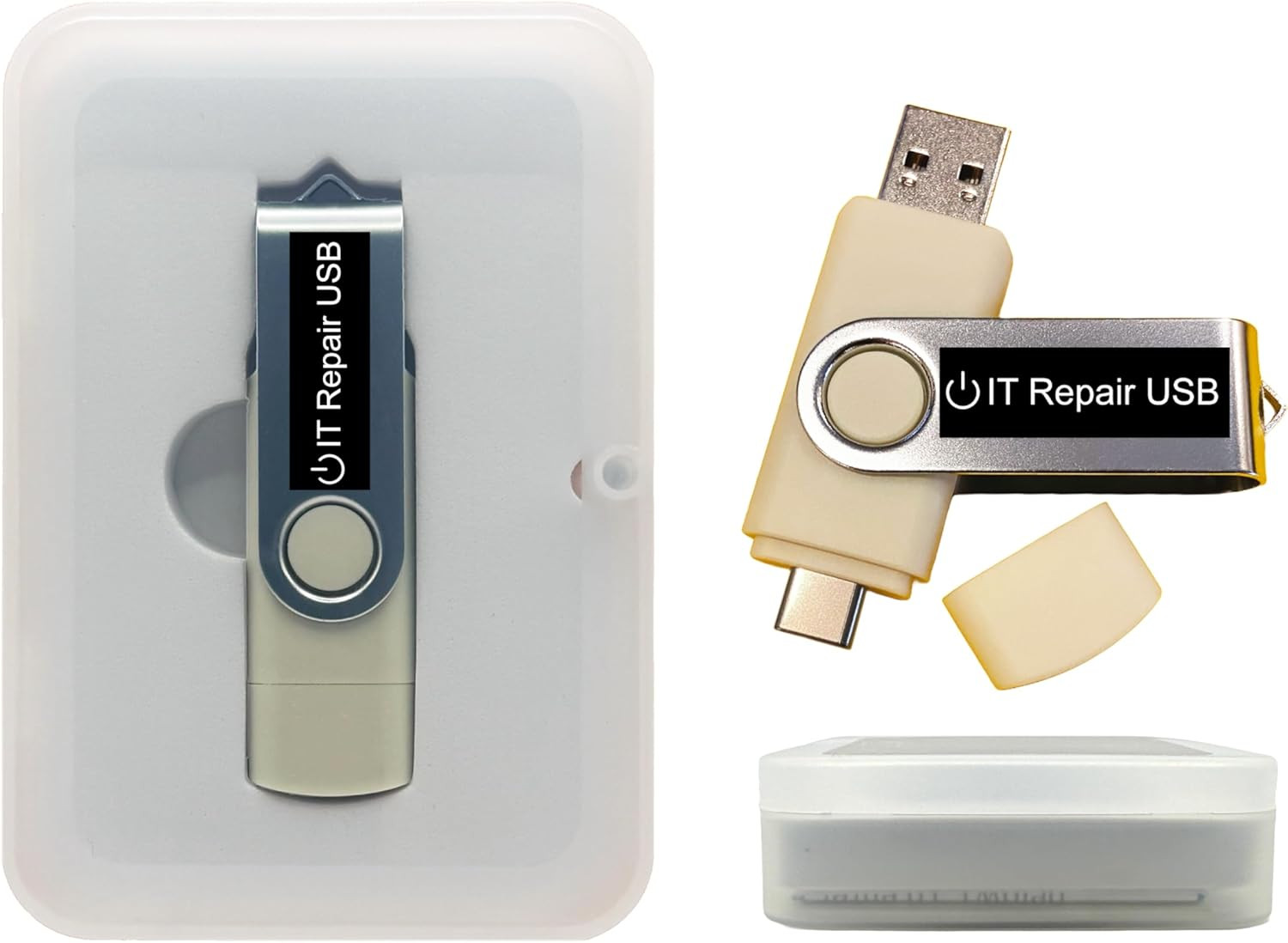 Computer IT Repair Bootable USB (32 GB) Flash Drive – Antivirus, Data Recovery &
