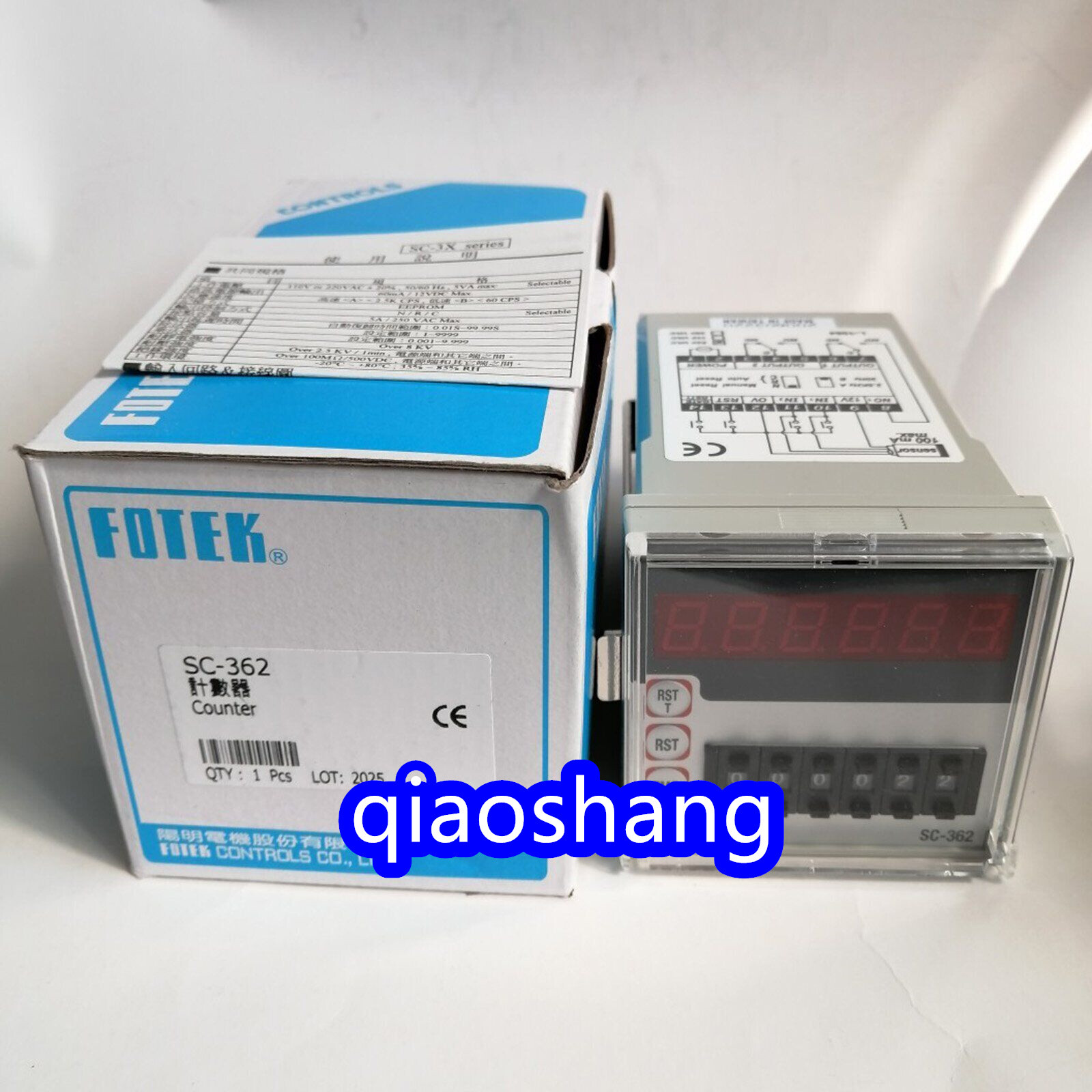 New For FOTEK Counter SC-362 FedEx or DHL