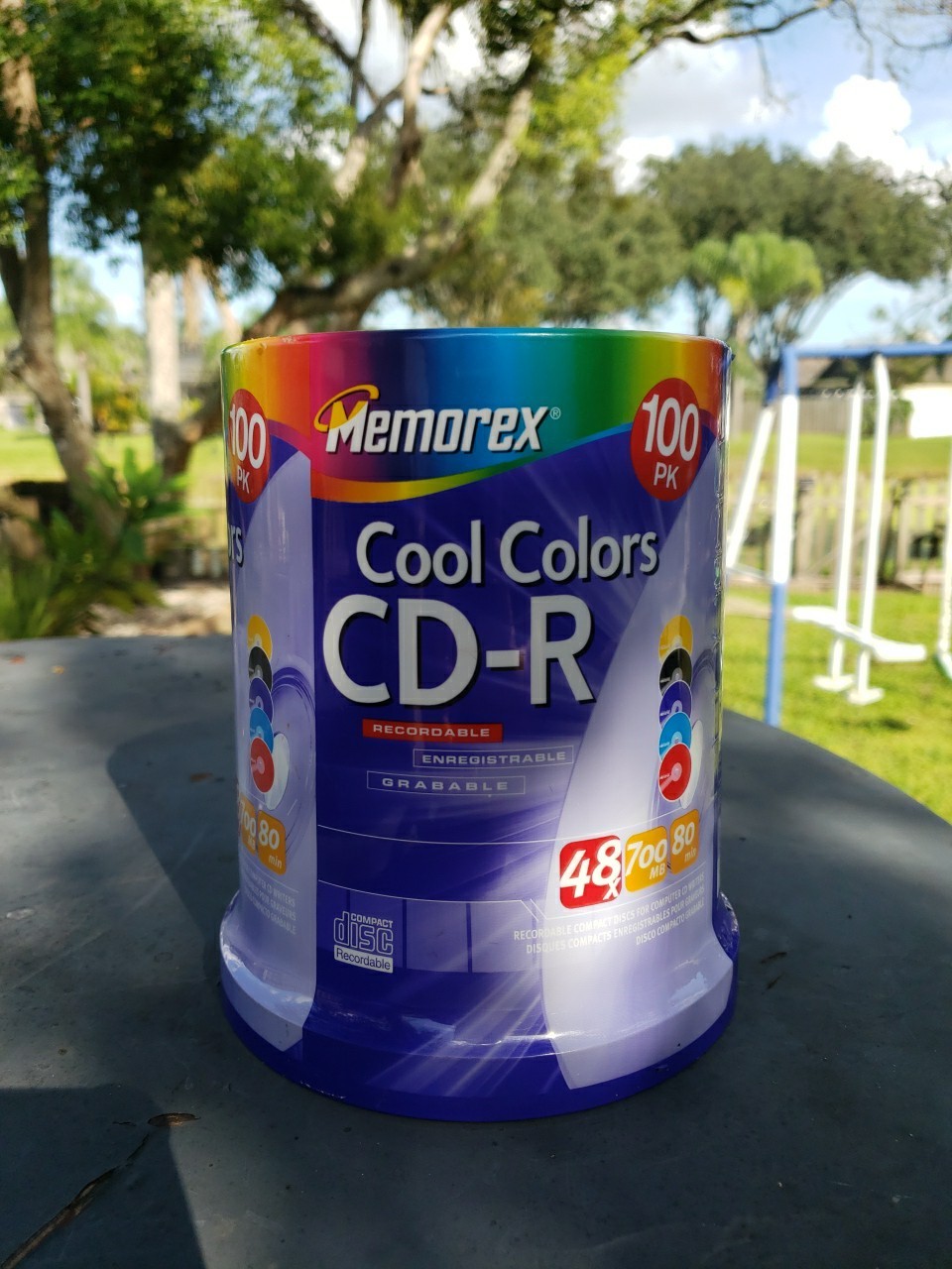 Memorex Cool Colors 48x CD-R. 100 Pack  80 Minutes Recordable CD’s Compact Disc