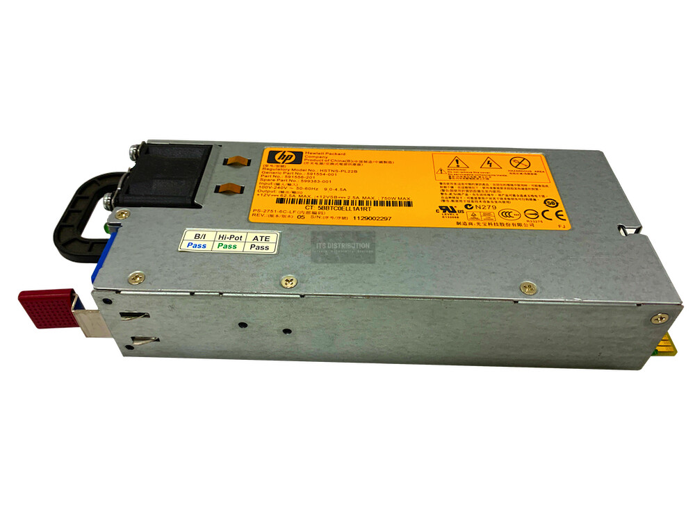 593831-B21 I HP 750W Common Slot Platinum Hot Plug Power Supply