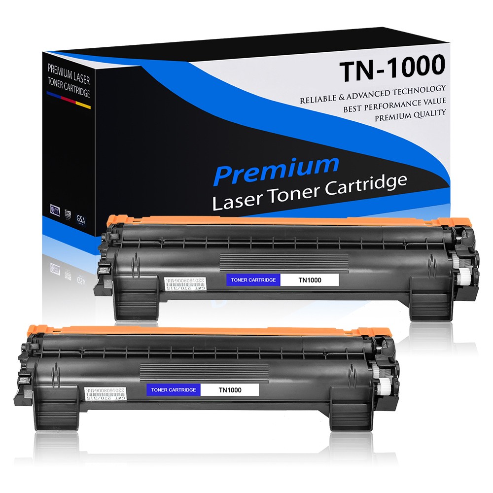 2x Laser TN1000 Toner Cartridge For Brother MFC1810 MFC1810R MFC1815 MFC1815R