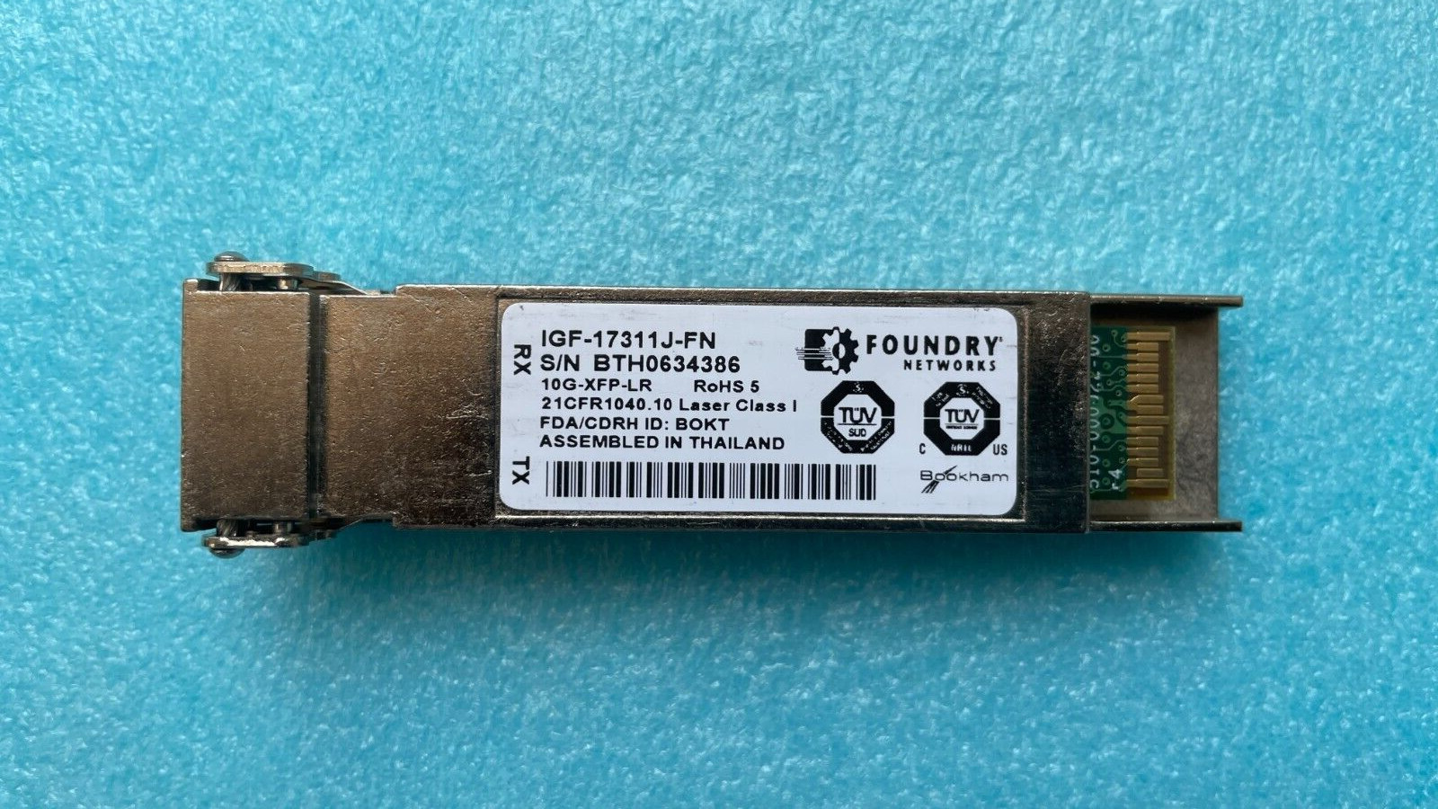 Foundry Networks IGF-17311J-FN 10GE XFP Transceiver Module 10G-XFP-LR